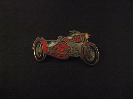Zündapp KS601 met Steib zijspan rood